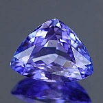 ok. 1,34ct/1szt -PRZEPIĘKNY CERTYFIKOWANY TANZANIT NAT.-  8.56x6.52mm 3.83mm głęb. trilion	
