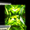 ok. 1,5ct/1szt -PRZEPIĘKNY PERYDOT, OLIWIN NAT.-  6,9x6,9mm 4,1mm głęb. kwadrat