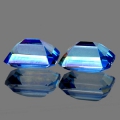 ok. 3,69ct/2szt - MYSTIC TOPAZ NAT.-  8x6mm 4mm głęb. ośmiokąt	