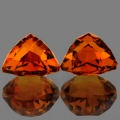ok. 2,955ct/2szt -REWELACYJNY CYTRYN NAT.- 7,5x7,5mm trilion ok. 2,955ct/2szt -REWELACYJNY CYTRYN NAT.- 7,5x7,5mm trilion