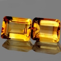 ok. 5,100 ct/2szt -PIĘKNY CYTRYN NAT.- 9,2x7,2mm ośmiokąt ok. 5,100 ct/2szt -PIĘKNY CYTRYN NAT.- 9,2x7,2mm ośmiokąt