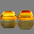 ok. 5,100 ct/2szt -PIĘKNY CYTRYN NAT.- 9,2x7,2mm ośmiokąt ok. 5,100 ct/2szt -PIĘKNY CYTRYN NAT.- 9,2x7,2mm ośmiokąt