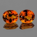 ok. 3,415ct/2szt -REWELACYJNY CYTRYN NAT.- 8,1x7,1mm 5,3mm głęb. owal ok. 3,415ct/2szt -REWELACYJNY CYTRYN NAT.- 8,1x7,1mm 5,3mm głęb. owal