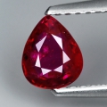 ok. 0,87ct/1szt -NIEPOPRAWIANY RUBIN NAT.- 6,28x5,61mm 2,71mm głęb. kropla ok. 0,87ct/1szt -NIEPOPRAWIANY RUBIN NAT.- 6,28x5,61mm 2,71mm głęb. kropla