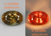 ok. 1,2ct/1szt -RZADKOŚĆ! ZMIENIAJĄCY BARWĘ GRANAT NAT.- 7,0x5,0mm / 4,1mm głęb. owal ok. 1,2ct/1szt -RZADKOŚĆ! ZMIENIAJĄCY BARWĘ GRANAT NAT.- 7,0x5,0mm / 4,1mm głęb. owal