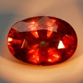 ok. 1,11ct/1szt -RZADKOŚĆ! ZMIENIAJĄCY BARWĘ GRANAT NAT. 7,1x5,0m 3,6mm głęb. owal
