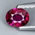 ok. 0,33ct/1szt -NIE POPRAWIANY PIĘKNY RUBIN NAT.-  4,8x3,7mm 2,0mm głęb. owal