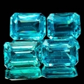 ok. 0,7ct/1szt -PRZEPIĘKNY APATYT NAT.- 6x4,5/3mm ośmiokąt ok. 0,7ct/1szt -PRZEPIĘKNY APATYT NAT.- 6x4,5/3mm ośmiokąt