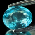 ok. 1,185ct/1szt -WSPANIAŁY  APATYT NAT.-  7,2 x 5,8 x 4 mm, owal