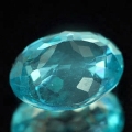 ok. 1,185ct/1szt -WSPANIAŁY  APATYT NAT.-  7,2 x 5,8 x 4 mm, owal