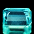 ok. 0,98ct/1szt -UJMUJĄCY APATYT NAT.-  6,72 x 4,54 x 3,20 mm, ośmiokąt