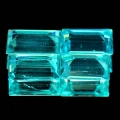 ok. 0,65ct/1szt -PRZEPIĘKNY APATYT NAT.- 7 x 4 / 2,5 mm, prostokąt ok. 0,65ct/1szt -PRZEPIĘKNY APATYT NAT.- 7 x 4 / 2,5 mm, prostokąt