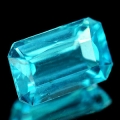 ok. 0,91ct/1szt -WSPANIAŁY APATYT NAT.-  6,99 x 4,45 / 3,18 mm, ośmiokąt