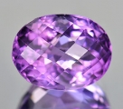 ok. 11,86ct/1szt -PIĘKNY AMETYST NAT.-  16,01x12,03mm 10,61mm głęb. owal