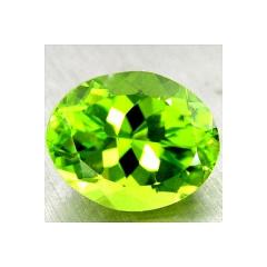 ok. 3,05ct /1szt. - rewelacyny materiał - PAKISTAŃSKI PERYDOT, OLIWIN NAT.-  10,0x8,0/6mm owal