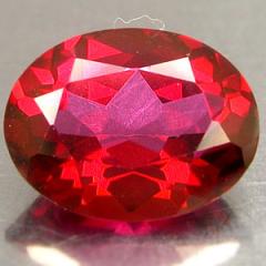 ok. 2,1ct /1szt. - ZACHWYCAJĄCY CEJLOŃSKI RÓŹOWY MAGENTA TOPAZ NAT.-  7.0x9.0/4.5mm owal