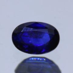ok. 0,7ct /1szt. - ŁADNY CHABROWY SZAFIR NAT.-  6x4/3mm owal