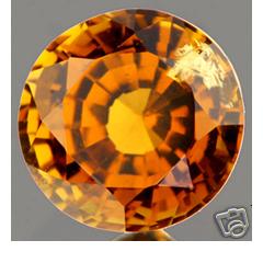 ok. 0,91ct /1szt. - REWELACJA ! - SKRZĄCY SIĘ ZŁOCITY AFRYKAŃSKI GROSSULAR GRANAT NAT.-  d5.43/3.86mm okrągły