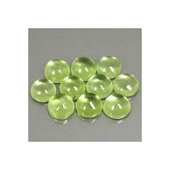 ok. 0,4ct /1szt. - ŁADNY PERYDOT NAT.-  d4mm kaboszon