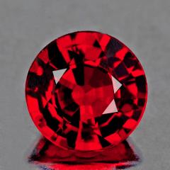 ok. 0,53ct /1szt. - REWELACYJNY AFRYKAŃSKI SZAFIR NAT.-  d5/2,7mm okrągły