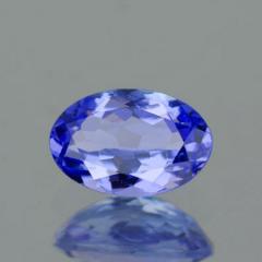 ok. 0,375ct /1szt. - PRZEPIĘKNY, WESOŁY TANZANIT NAT.-  6.08mm x3.82mm x2.00mm(gł.) owal