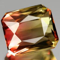 ok. 1,33ct /1szt. -  TURMALIN NAT.-  6,31x5,49mm 4,11mm gł. prostokąt