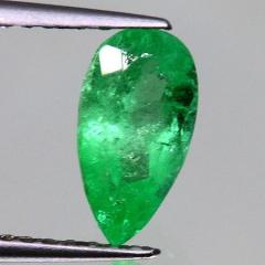 ok. 0,79ct /1szt. - PIĘKNY SZMARAGD NAT.-  4,55x8,10mm 3,67mm gł. kropla
