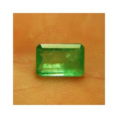 ok. 1,17ct /1szt. - PIĘKNY POKAŹNY SZMARAGD NAT.-  8,29x5,56mm x 2,98mm gł ośmiokąt
