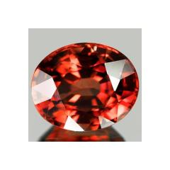 ok. 1,17ct /1szt. - PIĘKNY TANZAŃSKI  CYRKON NAT.-  6,2x5,1mm 3,4mm gł. owal