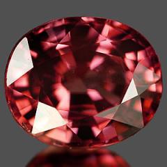 ok. 1,1ct /1szt. - PIĘKNY TANZAŃSKI  CYRKON NAT.-  5,9x4,9mm 3,5mm gł owal	