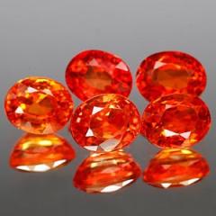 ok. 0,54ct /1szt. - WESOŁY SŁONECZNY SZAFIR z SONGEA.- śliczne 4,9x4,2mm owal