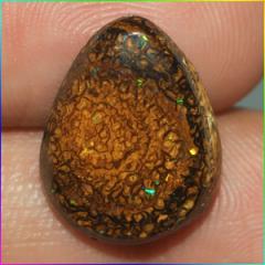 ok. 9,17ct/1szt - OPAL NAT.-  17,5x13,5mm, 5,1mm głęb. fantazyjny