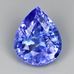 ok. 1,02ct/1szt -WSPANIAŁY TANZANIT NAT.-  7,36x6,02mm, 3,81 mm głęb. kropla
