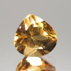 ok. 0,905ct/1szt -PIĘKNY CYTRYN NAT.-  6,13x6,19mm 4,94mm głęb. kropla