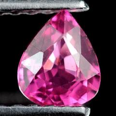 ok. 0,44ct/1szt -PRZEPIĘKNY SZAFIR NAT.-  5,1 x 4,3 x 2,6 mm, kropla
