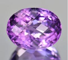 ok. 11,86ct/1szt -PIĘKNY AMETYST NAT.-  16,01x12,03mm 10,61mm głęb. owal