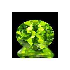 ok. 2,32ct/1szt -PRZEPIĘKNY OLIWIN NAT.-  9,80x7,66mm 4,65mm głęb. owal