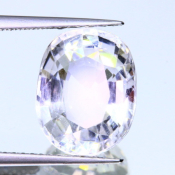 ok. 6,06ct/szt. -CZYSTA BIEL TOPAZ NAT.- 11,72x9,72/6,60mm ośmiokąt