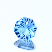 ok. 1,63ct/szt. -SWISS BLUE TOPAZ NAT.- 6,96x6,96/4,69mm ośmiokąt