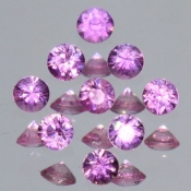 ok. 0,08ct/szt. -CEJLOŃSKI SZAFIR NAT.- 2,50mm okrągły