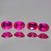 ok. 0,4ct/szt. -PIĘKNY RUBIN NAT.- ok. 5,0x4,0/3,0mm owal