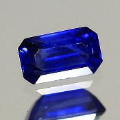 ok. 0,365ct/1szt. - royal blue CEJLOŃSKI SZAFIR NAT.- 4,92x2,96/2,38mm ośmiokąt