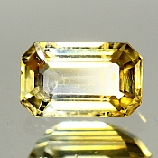 ok. 1,375ct/1szt. -SŁONECZNY SZAFIR NAT.- 7,72x4,84/3,38mm ośmiokąt