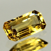 ok. 1,085ct/1szt. -SŁONECZNY SZAFIR NAT.- 8,24x4,32/2,76mm ośmiokąt