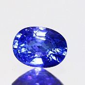 ok. 1,105ct/1szt. -CEJLOŃSKI CORNFLOWER BLUE SZAFIR NAT.- 6,90x5,15/3,58mm owal