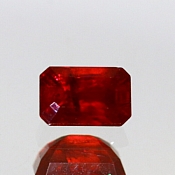 ok. 0,84ct/szt. -NIE POPRAWIANY RUBIN NAT.- 6,07x3,96/2,98mm ośmiokąt