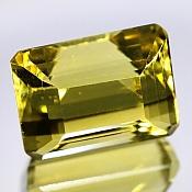 ok. 16,005ct/szt. -LEMON CYTRYN NAT.- 15,78x11,56/12,12mm ośmiokąt