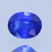 ok. 0,435ct/szt. -ROYAL BLUE SZAFIR NAT.- 4,96x3,89/2,60mm owal