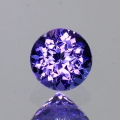 ok. 0,635ct/szt. -ZACHWYCAJĄCY TANZANIT NAT.- okrągły d5,14x5,17/3,52mm