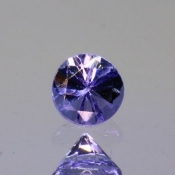 ok. 0,28ct/szt. -ZARĘCZYNOWY TANZANIT NAT.- d4,05/h3,20mm okrągły